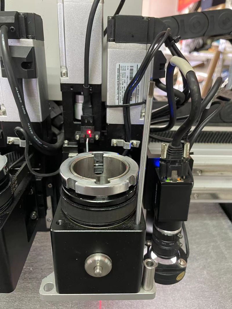 C卡安装电动枪头到设备上