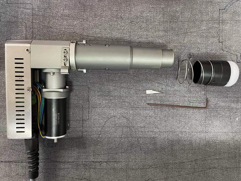 电动枪头刀片安装